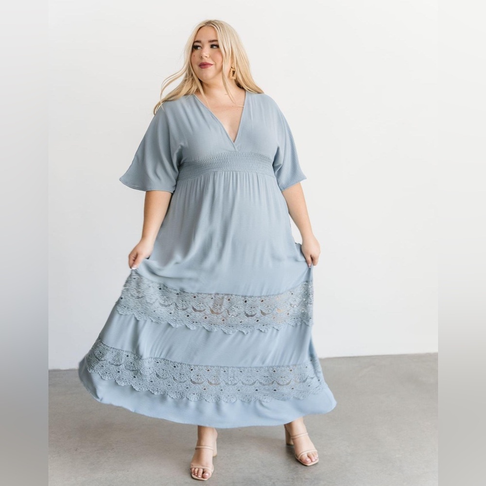 Baltic Born Vera Maxi Dress Light Blue